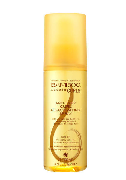 Alterna BAMBOO Smooth Curls Anti-Frizz Curl Re-Activating Spray 4.2 Oz