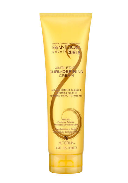 Alterna BAMBOO Smooth Curls Anti-Frizz Curl Defining Cream 4.5 Oz