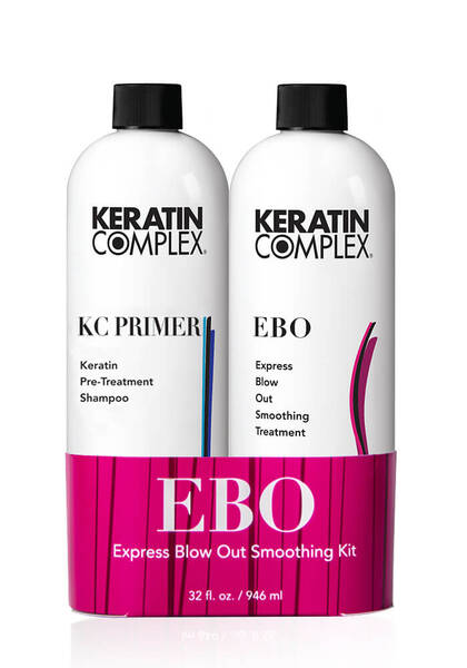 Keratin Complex EBO: Express Blow Out Smoothing Treatment 16 Oz (Banded Duo)