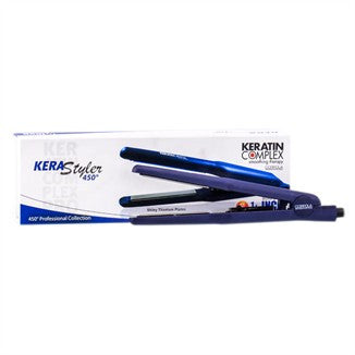 Keratin Complex Smoothing Therapy KeraStyler 450 - Shiny Titanium Plates - 1/2 inch Plates