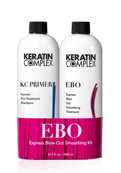 Keratin Complex EBO: Express Blow Out Smoothing Treatment 33.8 Oz (Banded Duo)