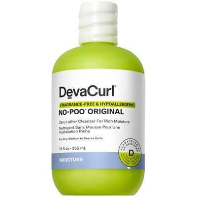 DevaCurl Fragrance-Free & Hypoallergenic NO-POO Original 12 Oz