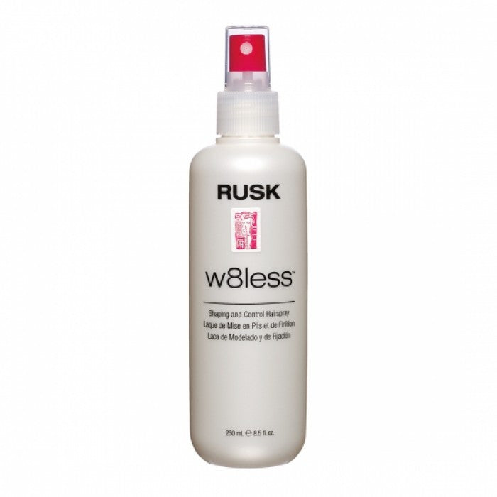 Rusk Designer Collection W8less Non-Aerosol Shaping and Control Hairspray 8.5 Oz - 55% VOC