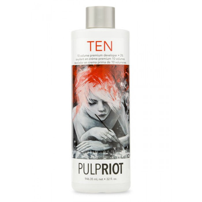 Volume R10 Developer Pulp Riot 10 Volume Premium Developer 32 Oz | Keratin.nyc - Your ...