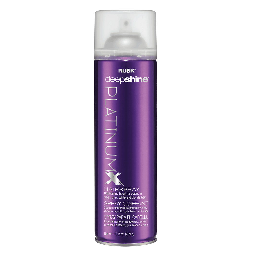 Rusk Deepshine Platinum X Hairspray 10.2 Oz